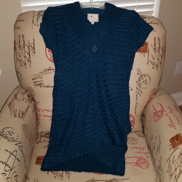🆕 Deep Lagoon Tunic Sweater Top 💙 - Picture 6 of 6